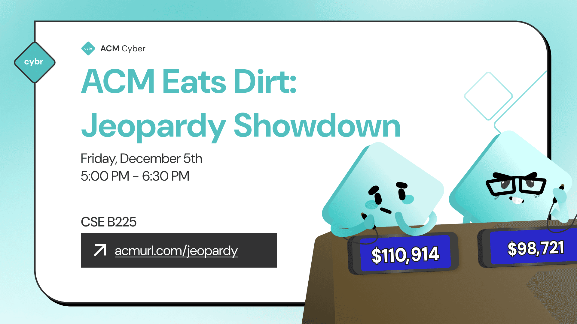 ACM Eats Dirt: Jeopardy Showdown Edition cover image